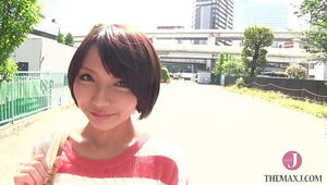 She has a slender body and breasts that are a good size and shape and have beautiful nipples.